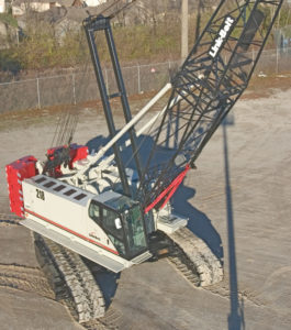 linkbelt  HSL lattice crawler crane
