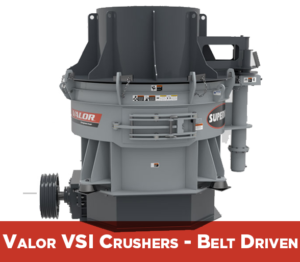 Superior Valor VSI Impact Crusher Belt Driven
